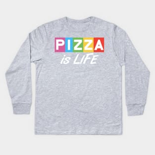 Pizzaislife Game Kids Long Sleeve T-Shirt